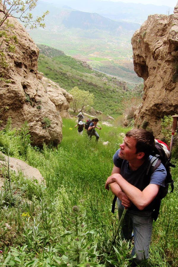 Hiking in the mountains of Kurdistan, Iraq